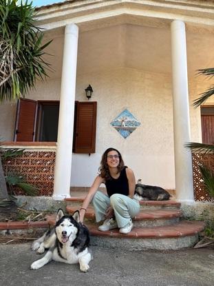 In Sicily with Maya and Yuma