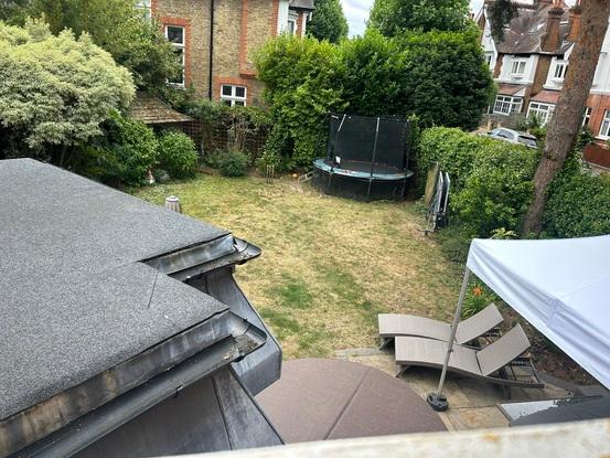 Fenced garden for playtime
