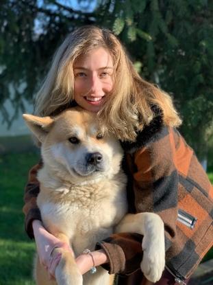 Me and my dog from Romania. His name is Hiro!