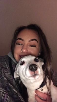 Selfie with my dog 