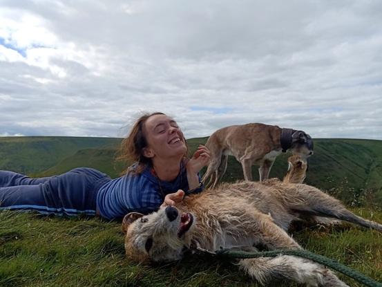 Nothing like a good cuddle at the top of a big hill