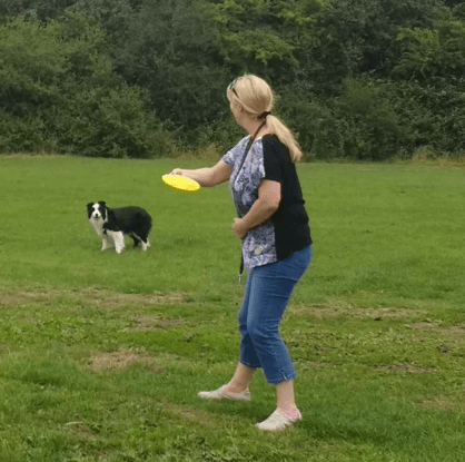 Suzie loves playing Frisbee 